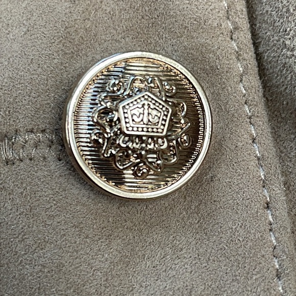 NWT Cami NYC Zamora Suede Leather Corset Vest Incense Tan Sz 8 - Picture 13 of 16